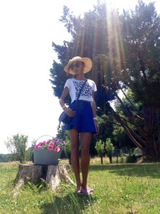 Hot Summer Blue outfit ;)